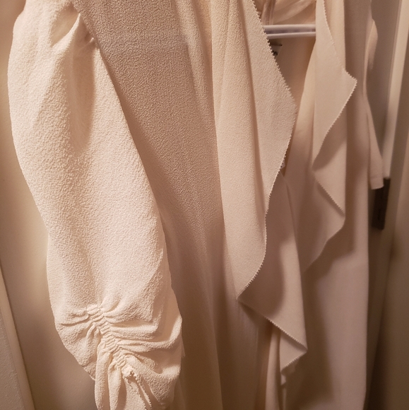 Aritzia Babaton Tinsley Blouse Off-White - Picture 4 of 5